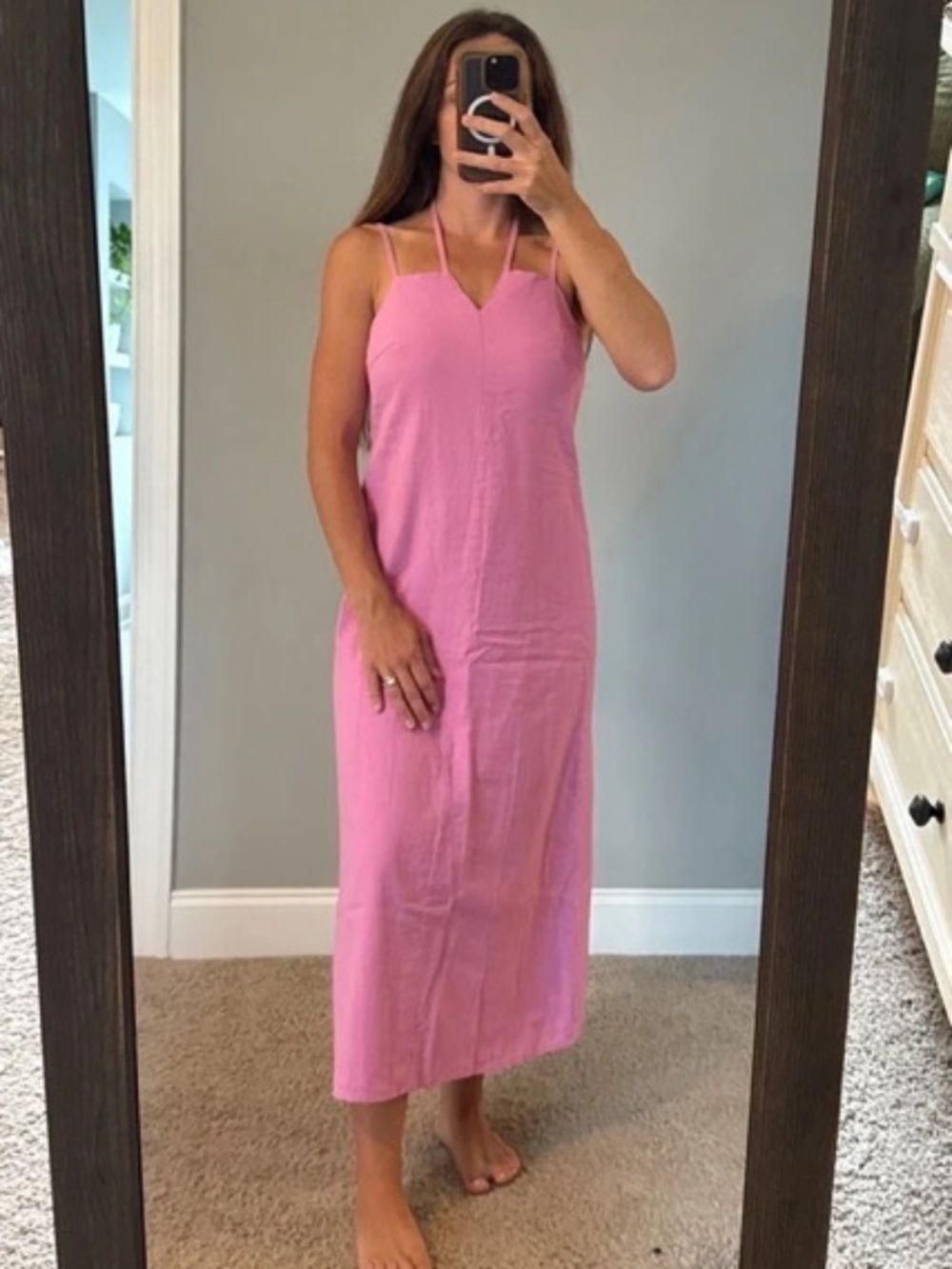 Urban outfitters pink mini dress